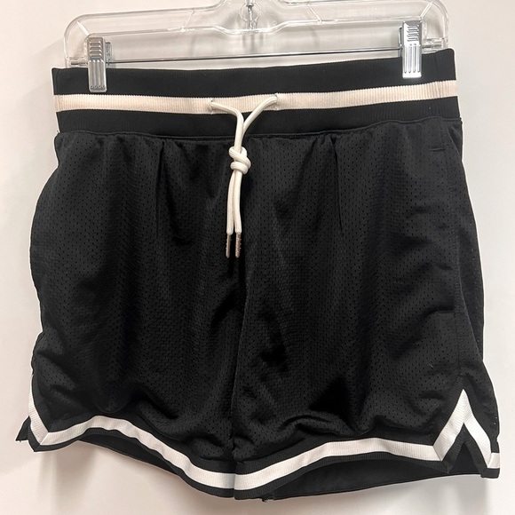 Vintage ABERCROMBIE & FITCH Tommy black mesh basketball shorts size Small - Picture 1 of 10